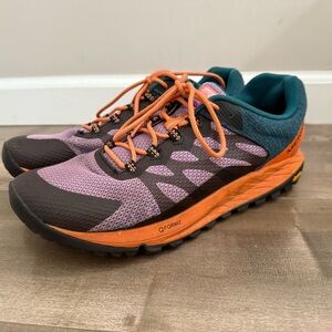 Merrell Antora QForm2 Shoe‎ Mountain W 11 Trail Running Vibram Sneaker Colorful